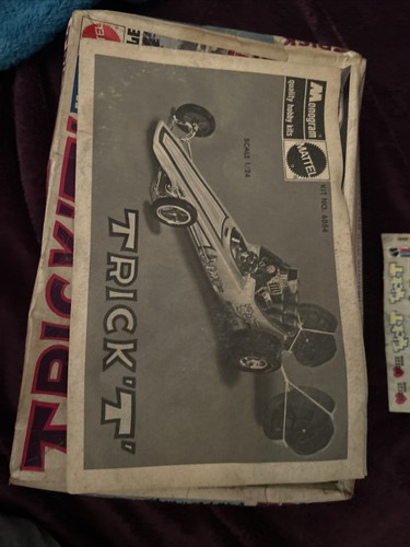 Vintage - Monogram 1970 Issued Tom Daniels Trick T Show Rod Dragster - #6054 - Picture 10 of 13