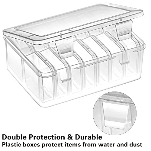 Small Bead Organizers, 45 Pieces Plastic Storage Cases Mini Clear Clear - 3P - Picture 6 of 7