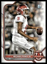 2022 Bowman University 1st Bowman Michael Penix JR. Notre Dame Fighting Irish