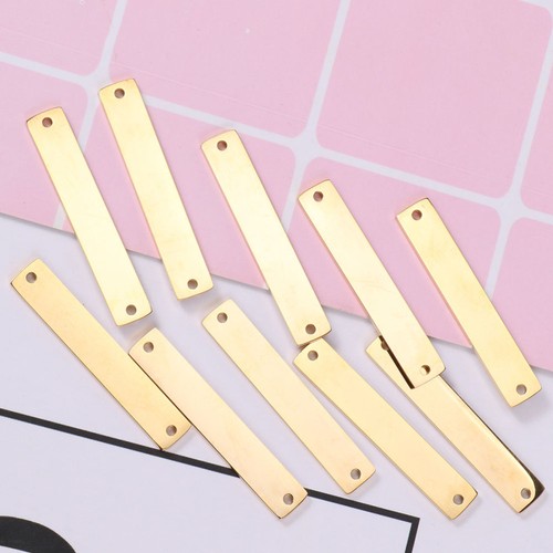 15 Pcs Stainless Steel Tag Blank Pendant Engraving Blanks Tags Stamping - Picture 3 of 12