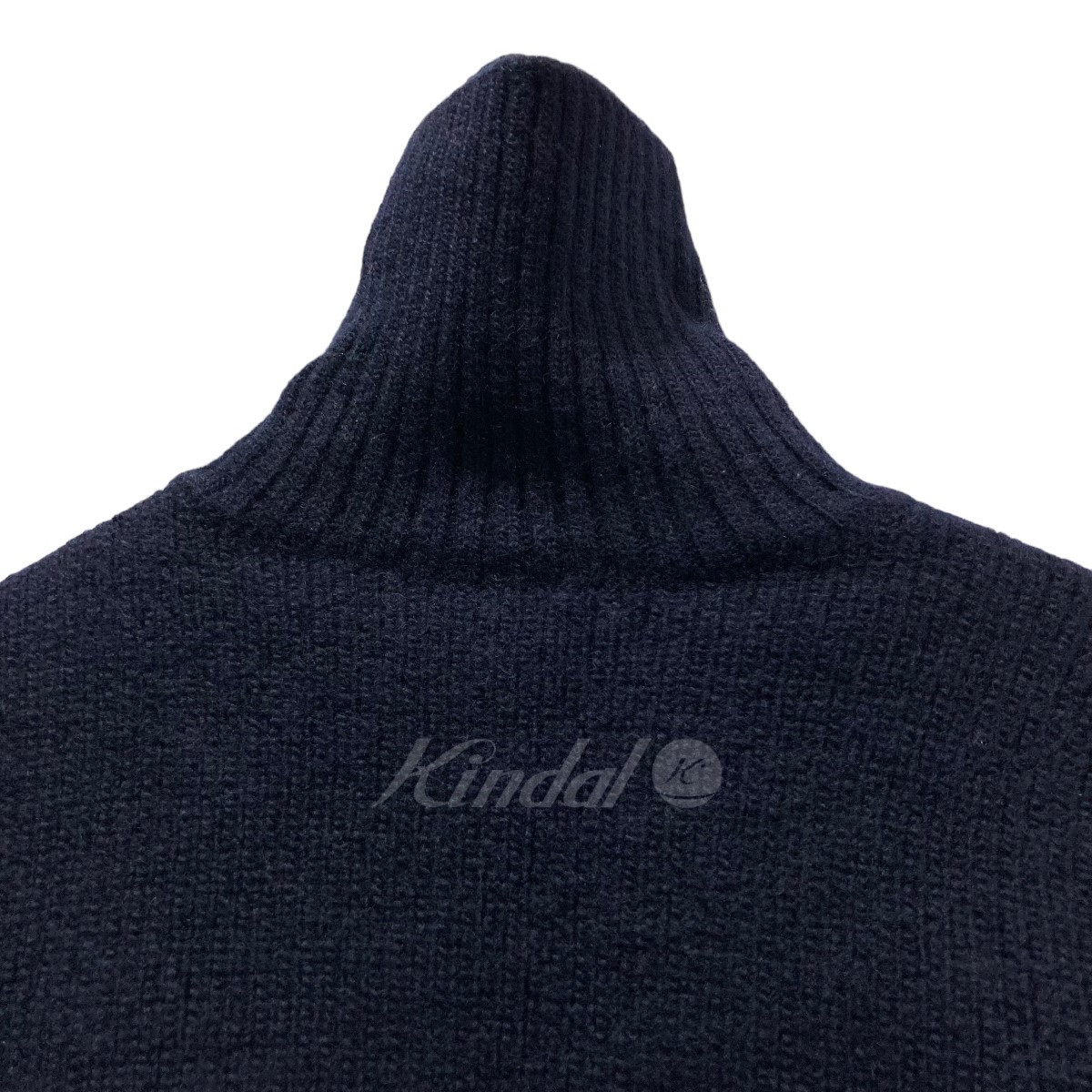 Used sacai 20Aw Wool Zip Sleeve Turtleneck Knit Navy Size 3 Used sacai 20Aw Wool Zip Sleeve Turtleneck Knit Navy Size 3