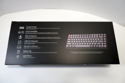 Keychron K2 Mechanical Keyboard Red Linear Switch Bluetooth K2-B1 - 第 7/9 張圖片