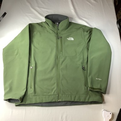 The North Face APEX Fleece Lined Full-Zip Jacket Polartec Men s Size L/G Green