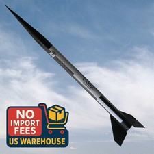 1.6" Fiberglass Mini Black Brant II Rocket Kit G10 Fins All Fiberglass