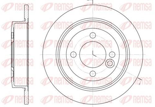 2x BRAKE DISC 6629.00 FOR MINI N16B16A N12B16A N14B16A/B16AB N18B16A9HZ 1.6L - Picture 2 of 6