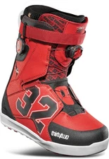 ThirtyTwo Lashed Double BOA X Powell Men's Snowboard Boots, Black/Red, M10.5 MY2
