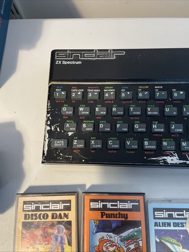Sinclair ZX Spectrum Rubber Keys With Games Books Etc - Picture 2 of 7