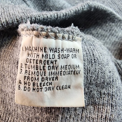 Vintage IZOD Lacoste Strickjacke Pullover Herren XL grau Retro Opa Alligator - Bild 8 von 9