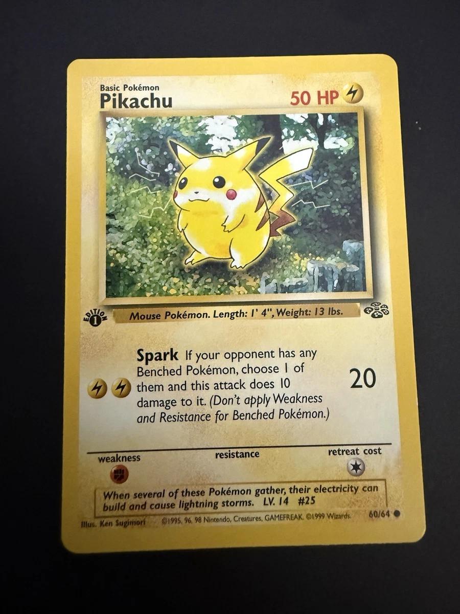 Pikachu Pokémon TCG Jungle Individual Collectible Card Game Cards