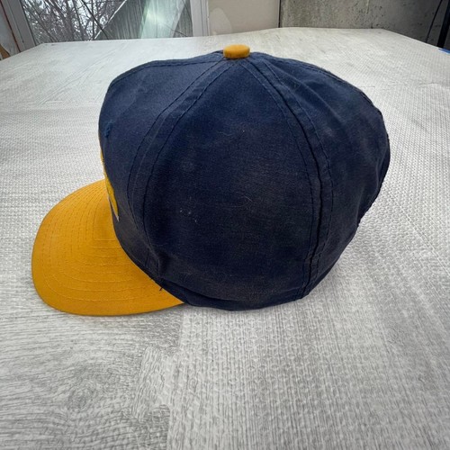Vintage 90s Michigan Wolverines Hat Cap Snap Back Blue Yellow NCAA College - Bild 2 von 5