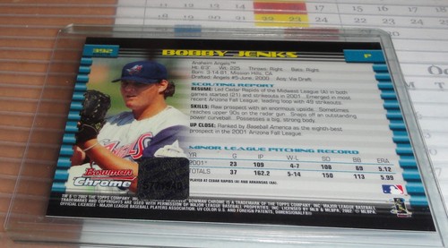 Bobby Jenks Auto 2002 Bowman Chrome Refractor AUTOGRAPHED RC AND OTHERS - Picture 5 of 11