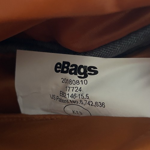eBags Professional Slim Laptop Backpack Heathered Work Travel Carry On Commuter - Picture 12 of 21