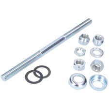 Verzinkte Steckachse für Hinterrad, 12mm, 215 mm – passend für Puch Mofa. Maxi P