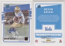 2020 Chronicles Draft Picks Donruss Rated Rookies Red Devin Asiasi #20 Auto RC