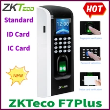 ZKTeco  TCP/IP F7Plus Time Clock Biometric Fingerprint Access Control Attendance