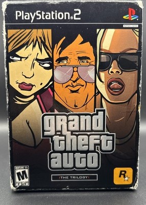 PlayStation 2 Grand Theft Auto Trilogy 2006 Limited Edition Box Set PS2 Complete