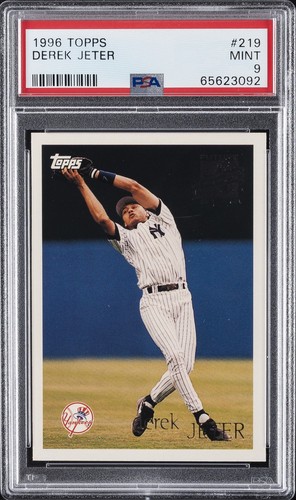 1996 TOPPS #219 DEREK JETER PSA 9 - Picture 1 of 2