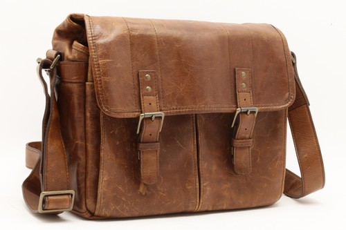 Sac messager en cuir ONA Prince Street Camera (cognac ancien) #48477 - Photo 2 sur 10