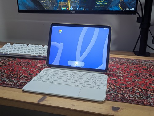 Magic Keyboard Folio für iPad (10. Generation) - Deutsch, Weiß - Bild 3 von 7