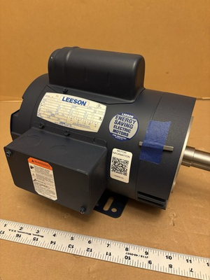 #ad Leeson 120996.00 Close Coupled Pump Motor 1 HP 1800 RPM 143 JM Frame $369.99