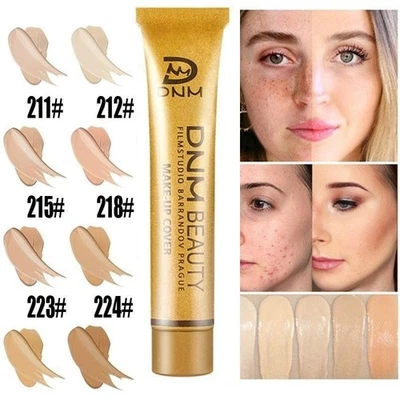 DNM Tattoo Cover Up Makeup Skin Scar Birthmark Waterproof Concealer Primer Cream UK