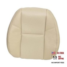 Driver or Passenger Side Top Lean Back Perforated Leather Seat Cover Tan 333