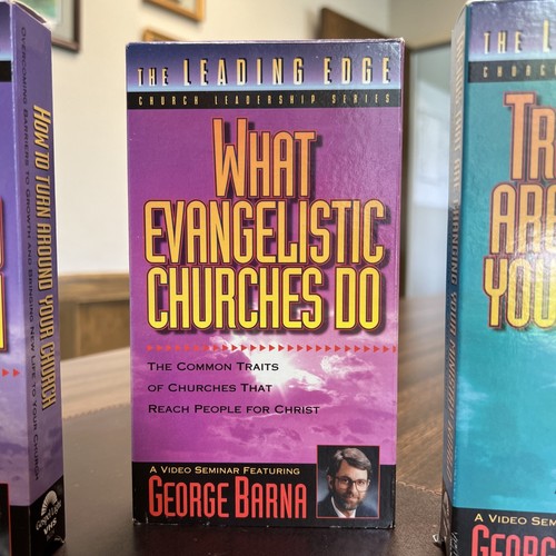 Church Leadership Series 4 VHS Tapes By George Barna The Leading Edge Seminar - Picture 3 of 16
