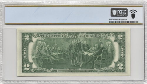 Fr.1935-J 1976 Kansas City $2 Federal Reserve Note PCGS Gem UNC 65 PPQ - Picture 2 of 2