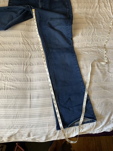 RIDERS by LEE 34x32 Blue Mid Rise BOOT cut Stretch Jeans - Picture 5 of 12