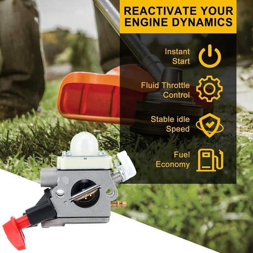 FS 56RC Carburador con Kit de Línea de Combustible para Stihl 56 RC FS70R FS56 FS70 - Imagen 5 de 8