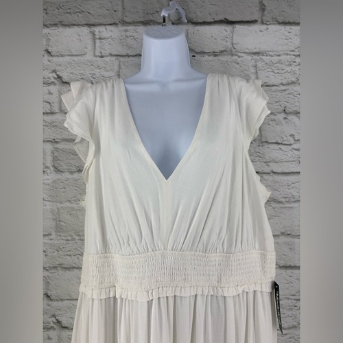 Maxi Abito Modcloth Note di Grazia Giardino Bambina Boho 1x Nuovo Cottagecore - Foto 4 di 13