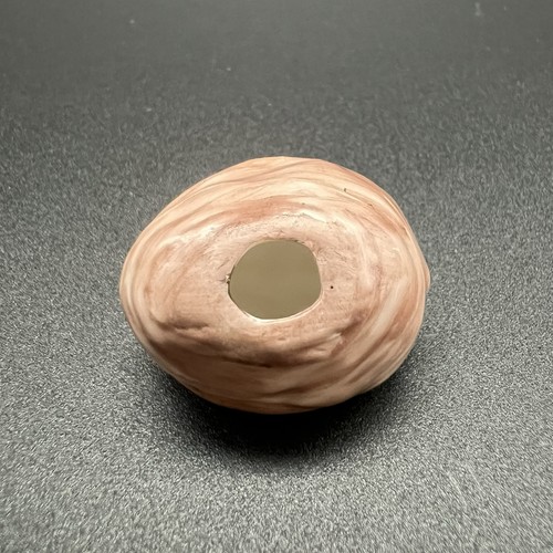 Limoges France Peint Main Porcelain Walnut Trinket Box & Nut Accessory Surprise - Picture 14 of 19