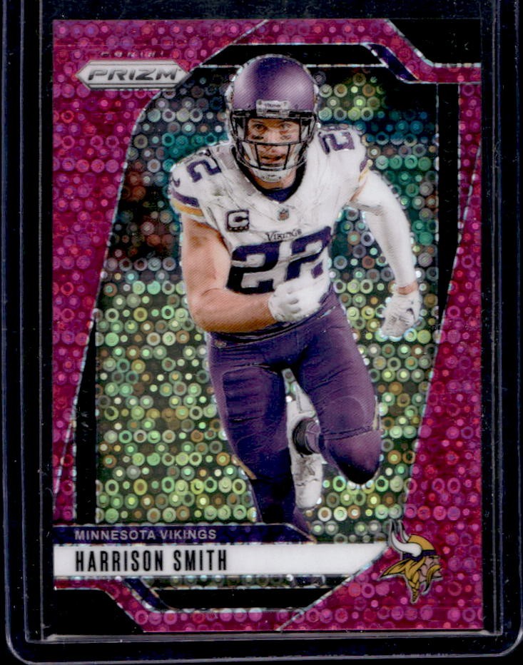 2024 Panini Prizm Harrison Smith No Huddle Pink #21/25 Vikings