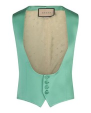 Gucci Mens Scoopneck Tailored Vest