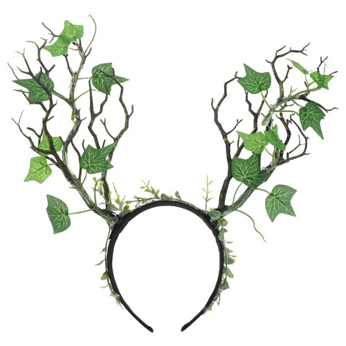 Diadema con asta de rama de árbol: tocado disfraz de elfo para mujer - fiesta steampunk - Imagen 7 de 12