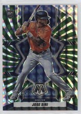 2022 Panini Mosaic Rookies Green Swirl Mosaic Prizm 12/12 Jose Siri #222 12po