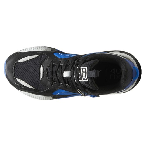 PUMA Playstation X RsX Lace Up  Mens Black, Blue Sneakers Casual Shoes 39631102 - Picture 4 of 6