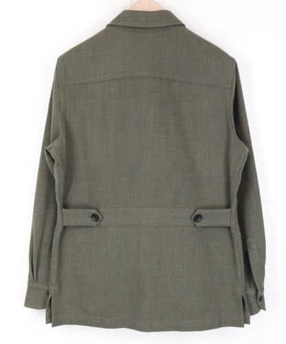 SUITSUPPLY William EB Men's Jacket UK38R Green Relaxed Fit Wool Overshirt - Picture 2 of 8