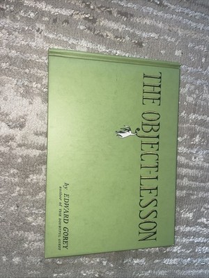 Edward Gorey The Object-Lesson 2002 Hardcover HarperCollins Fiction Horror
