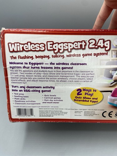 Wireless Eggspert 2,4 GHz, Klassenzimmerspiele für Lehrer & Klassenzimmer Licht/Sound - Bild 21 von 24