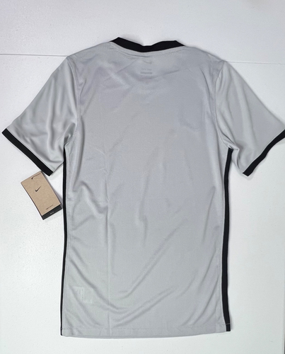 Nike Dri Fit Soccer Jersey Shirt Mens Small Gray Black Slim Fit DH85003 Football - Picture 8 of 16