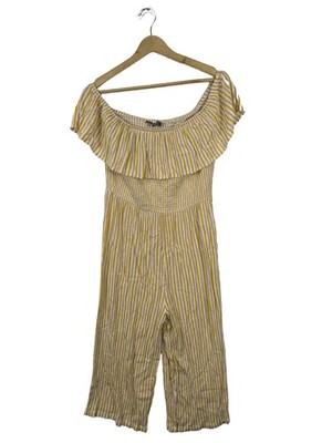 PRIMARK Jumpsuit Damen Hose Gr. DE 42 wollweiß Casual-Look