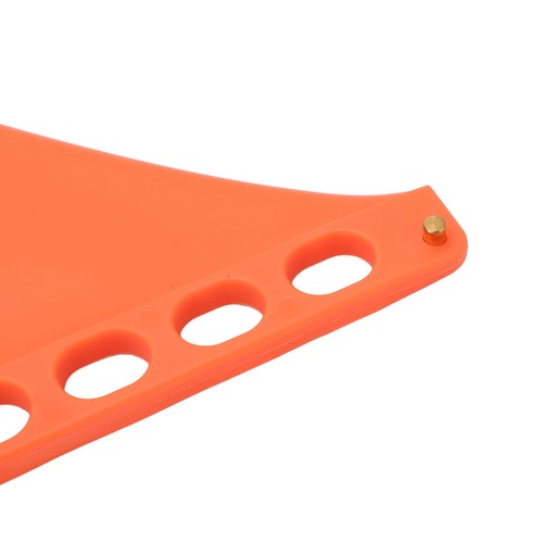 Surfboard Single Fin PVC Surf Tail Fin Special Shaped Balanced Rudder Orange HG - Picture 7 of 12