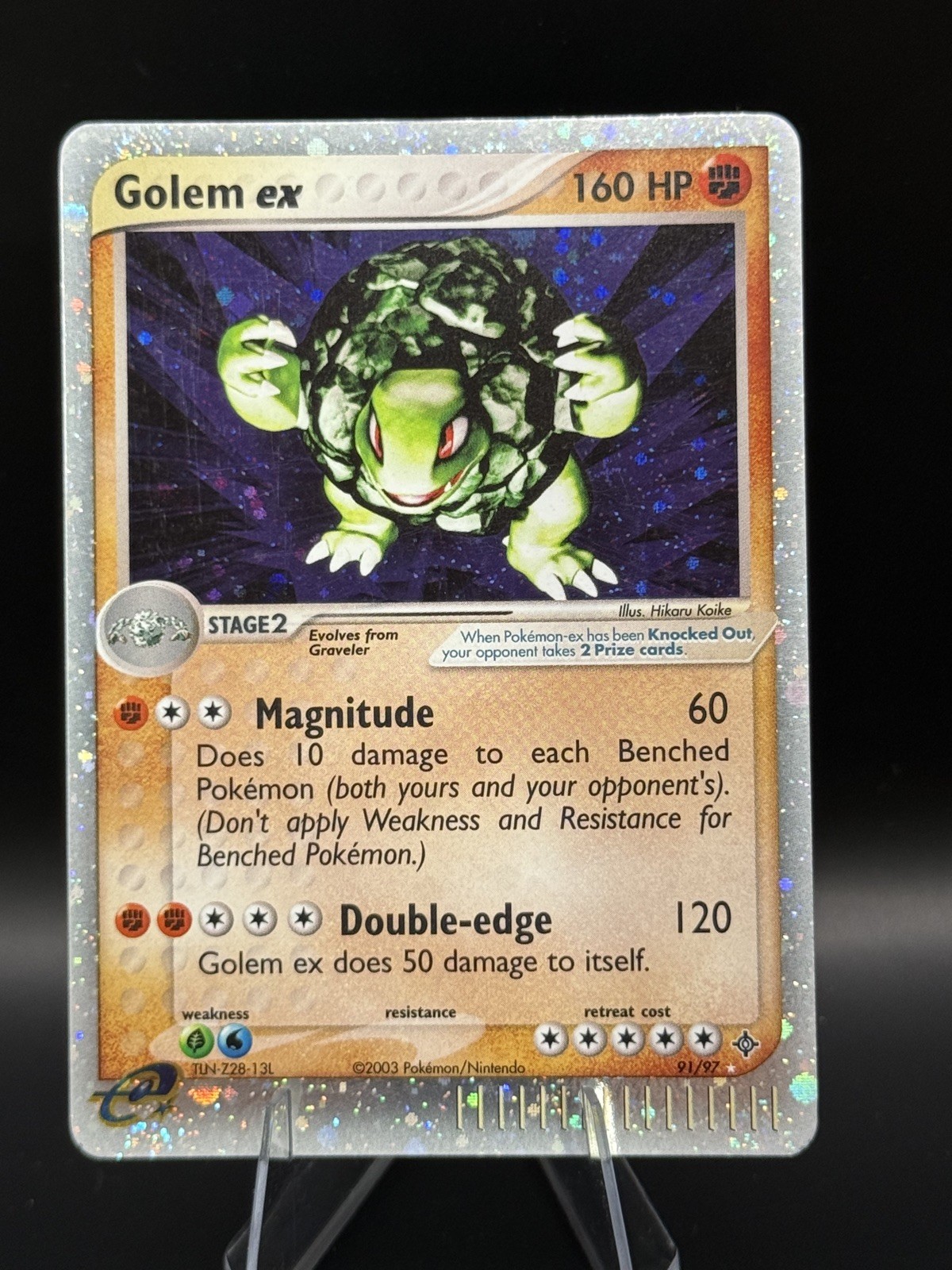 Golem Ex 91/97 EX Dragon Holo Ultra Rare 2003 Pokemon NM