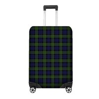 Scottish Tartan Luggage Cover Traditional Plaid Design Heritage Travel Style