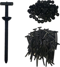 100PCS Nylon Universal Cable Tie Buckle,Heavy Duty Self-Locking Zip Ties Holder