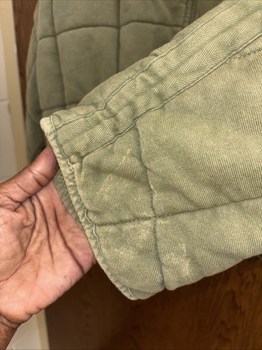 Free People Dolman Quilted Knit Jacket Coat Oversized Olive Green Small LKNU - Picture 3 of 14
