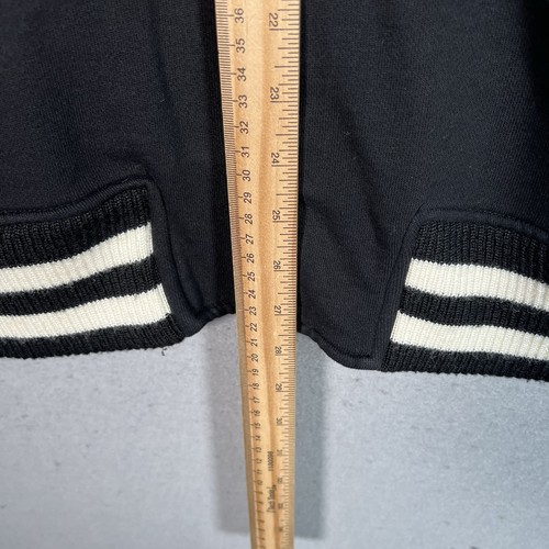 Rag & Bone Maglione Giacca Adulto Medio Nero Grigio Felpa Bomber Uomo - Foto 3 di 8