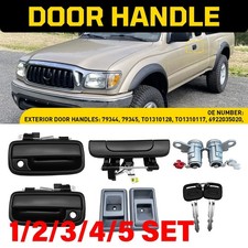 Inner Outer Tailgate Door Handles Lock Cylinder For 95-00 Toyota Tacoma 1-5set