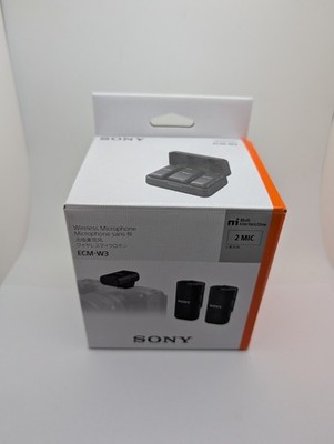 Sony ECM-W3 2-Person Wireless Microphone System with Multi Interface Shoe